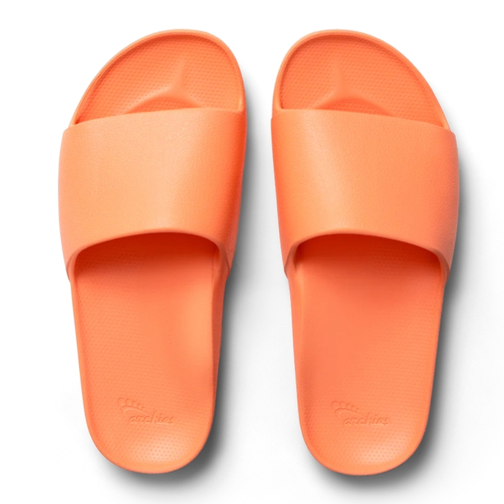 Orange Slide Sandals - Archies Women's Comfort Slides